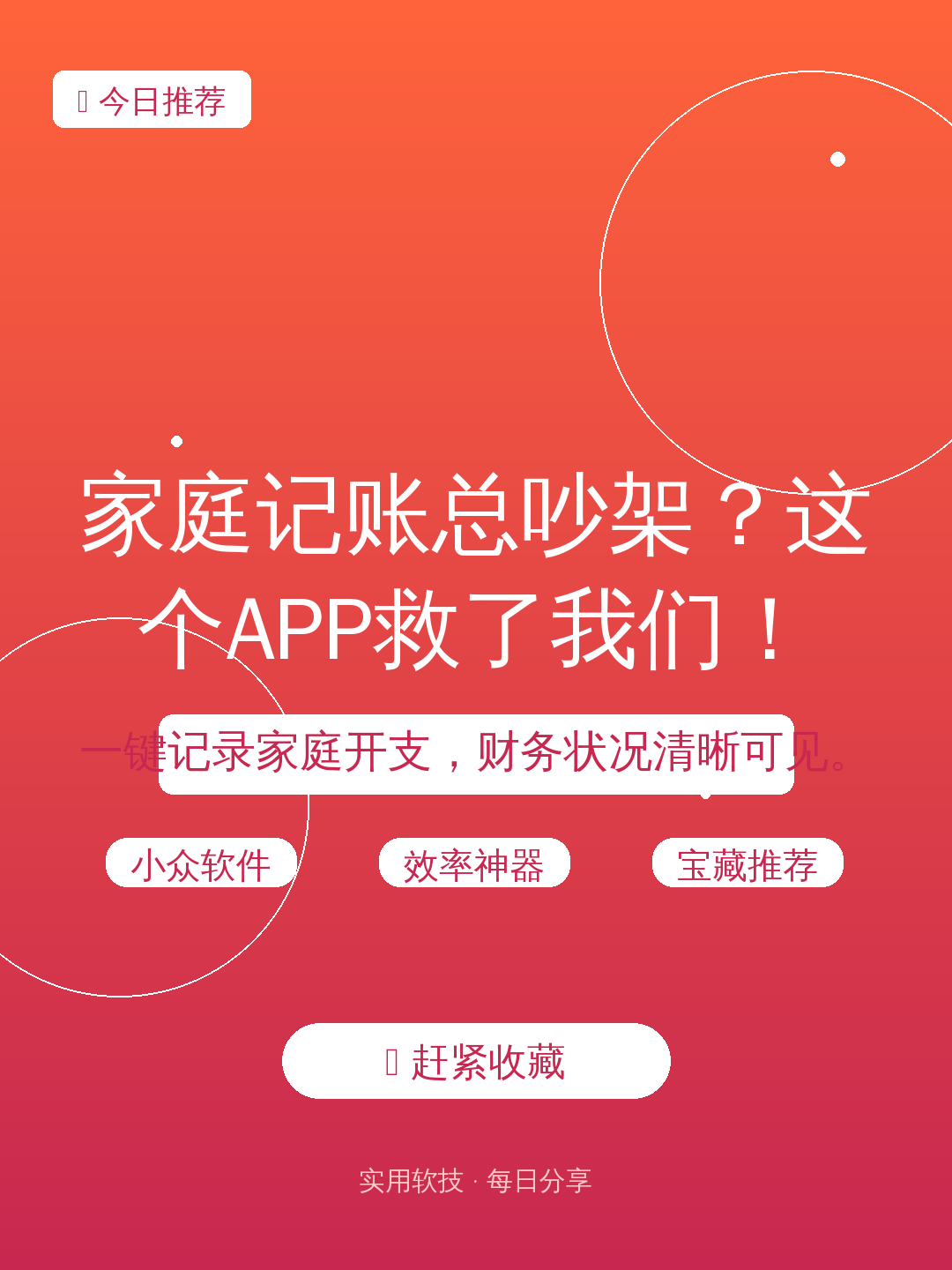 家庭记账总吵架？这个APP救了我们！