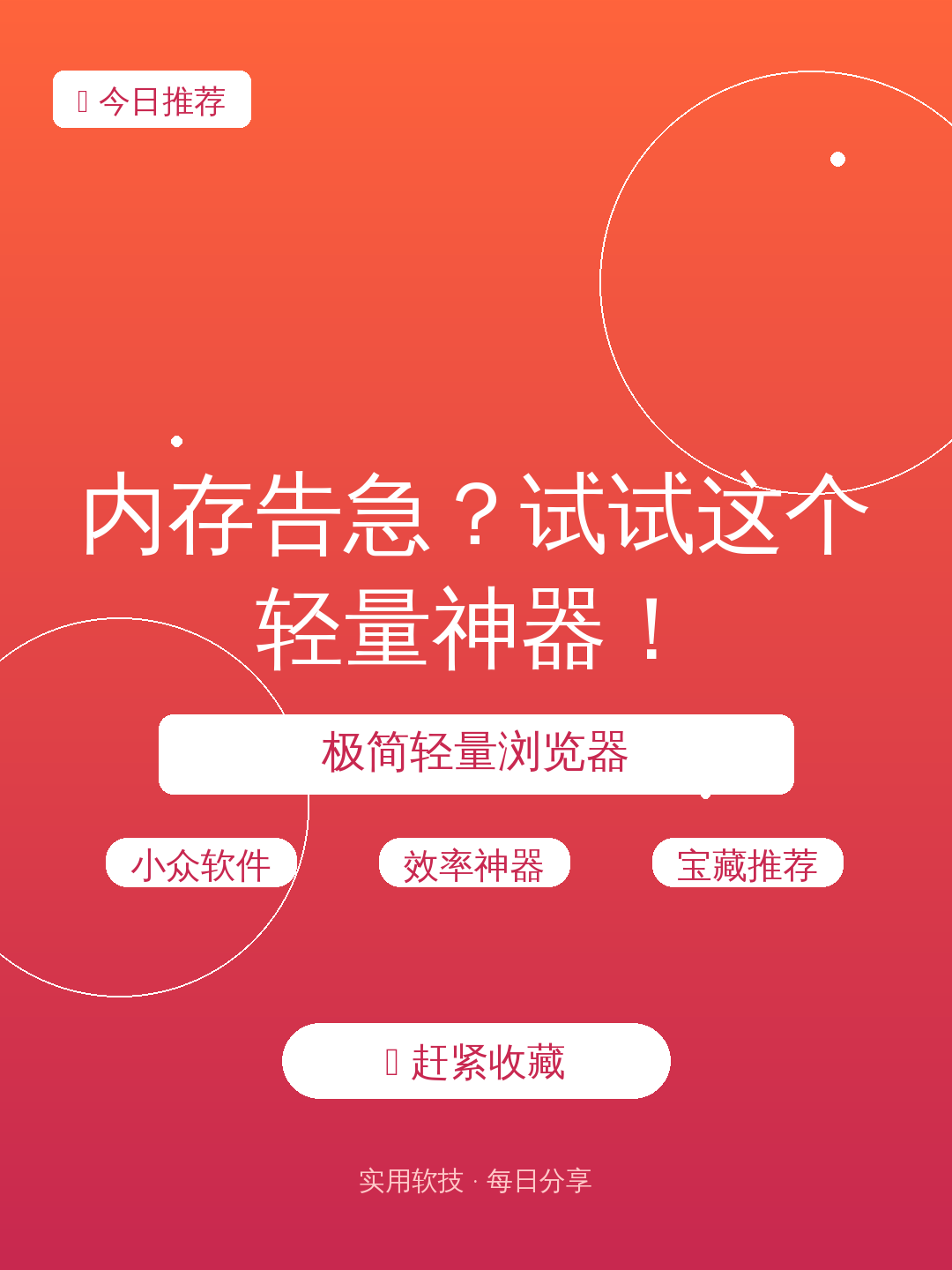 内存告急？试试这个轻量神器！