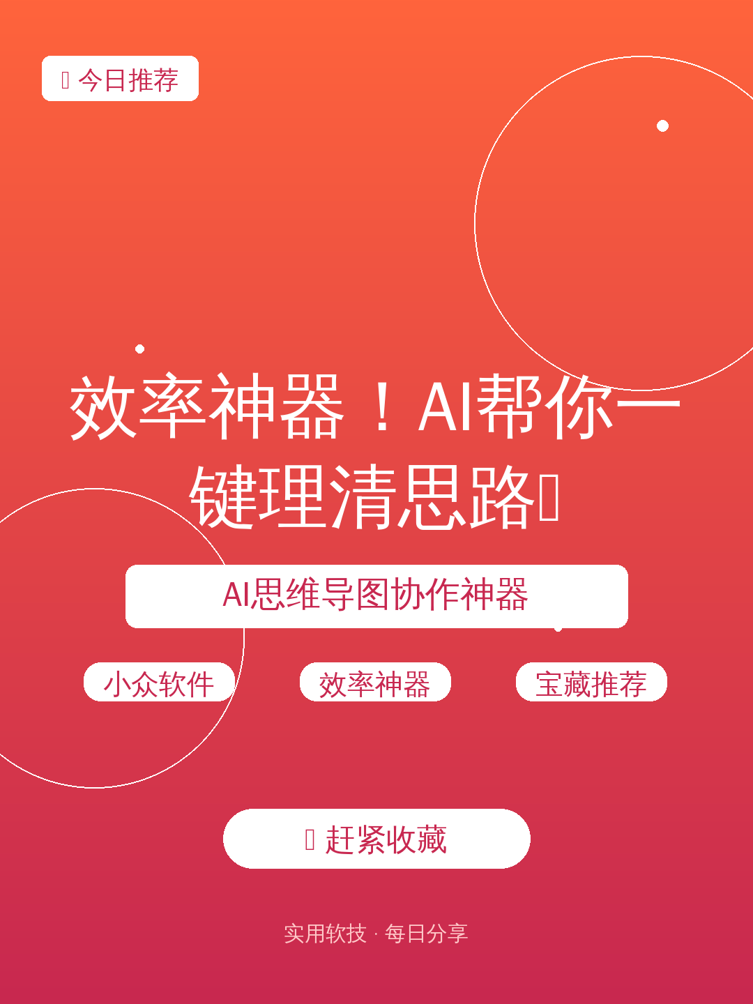 效率神器！AI帮你一键理清思路💡