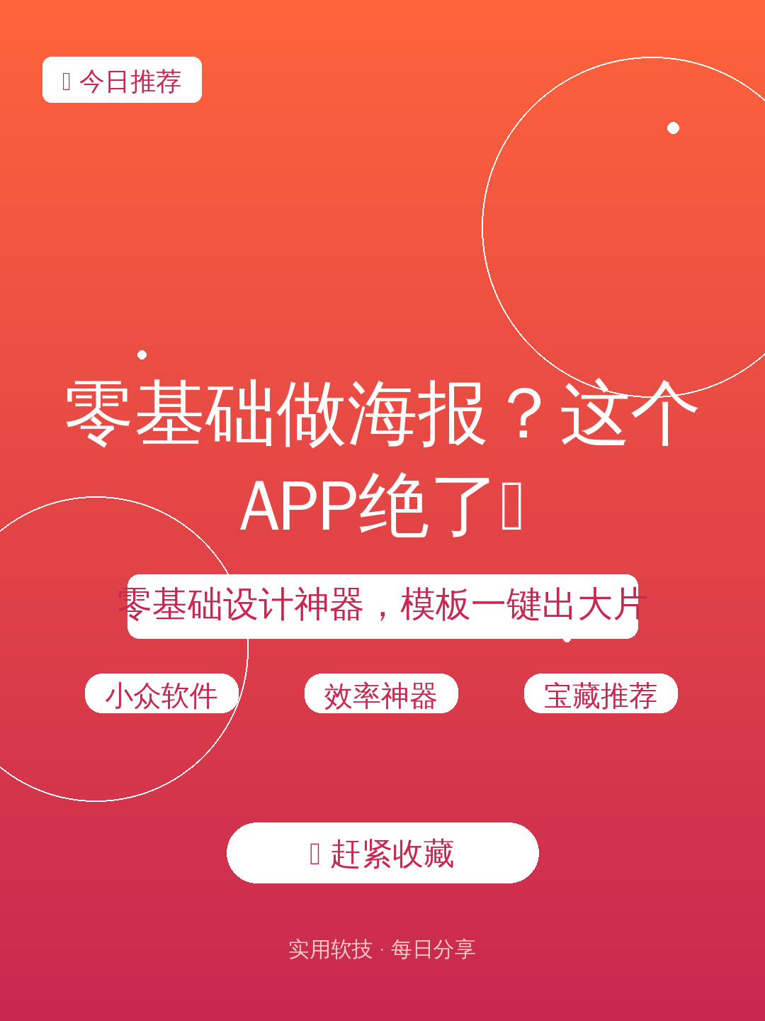 零基础做海报？这个APP绝了🔥