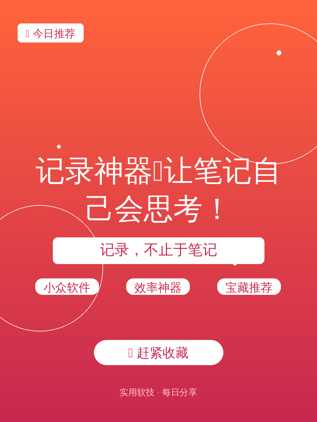 记录神器🔥让笔记自己会思考！