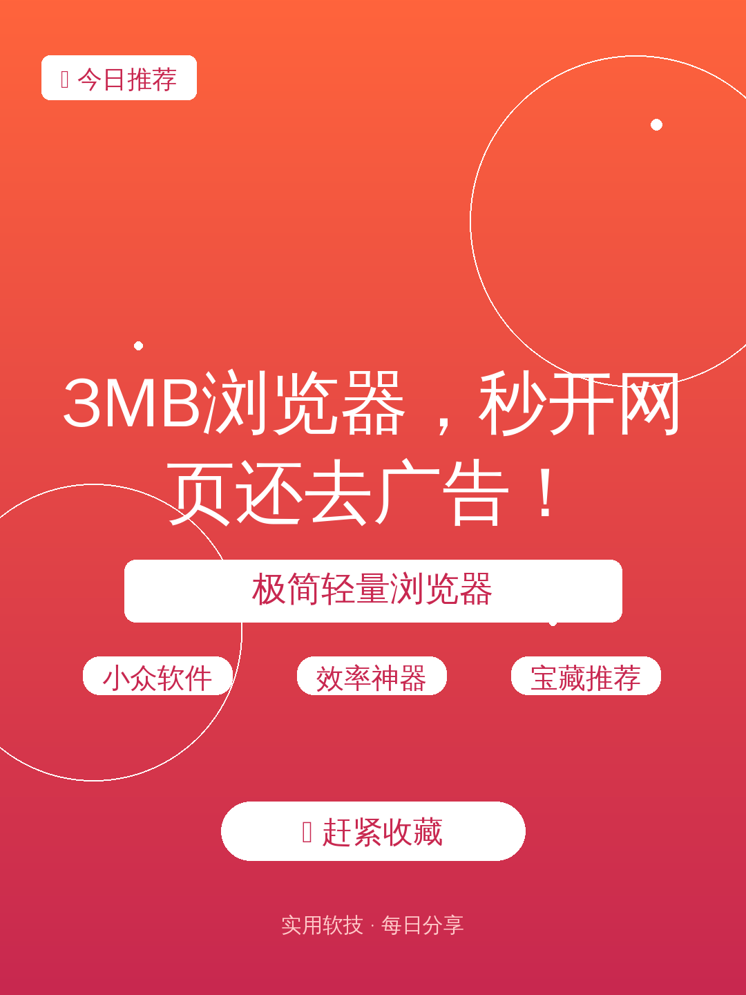 3MB浏览器，秒开网页还去广告！