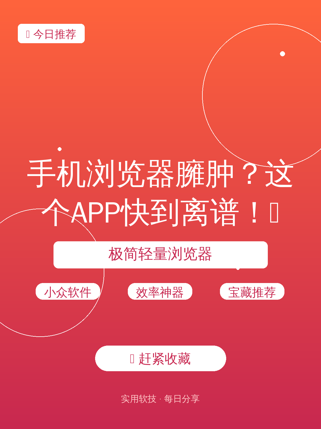 手机浏览器臃肿？这个APP快到离谱！🚀