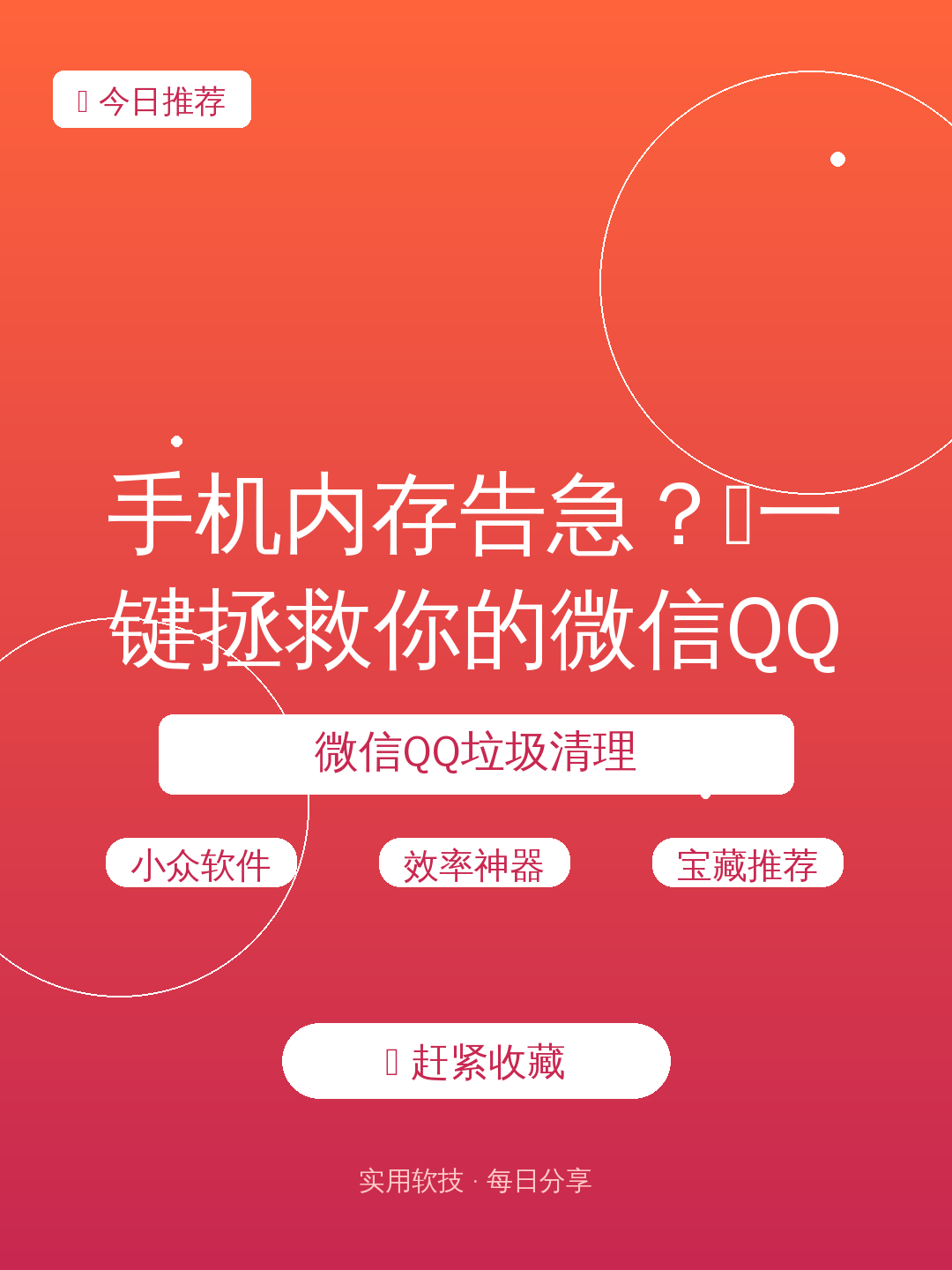 手机内存告急?🚀一键拯救你的微信QQ!