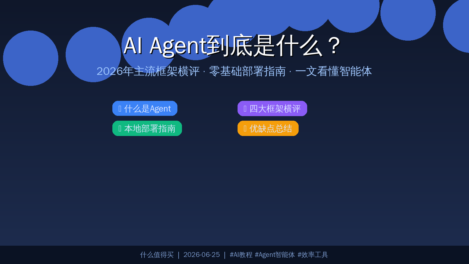 AI Agent 封面