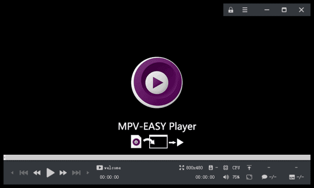 MPV-EASY Player 界面截图