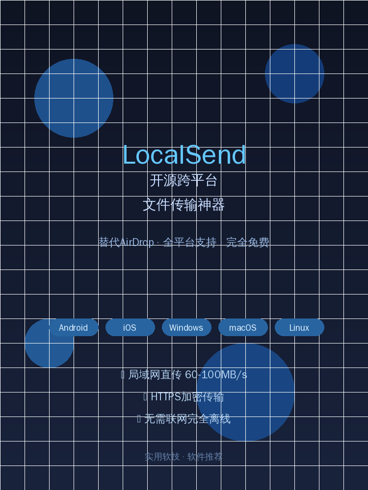 手机电脑互传文件？这款85K星开源神器，比AirDrop还好用