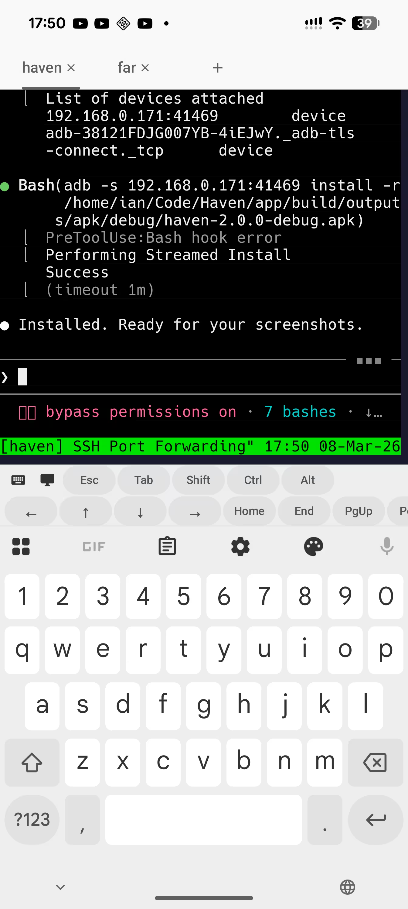 Haven SSH terminal