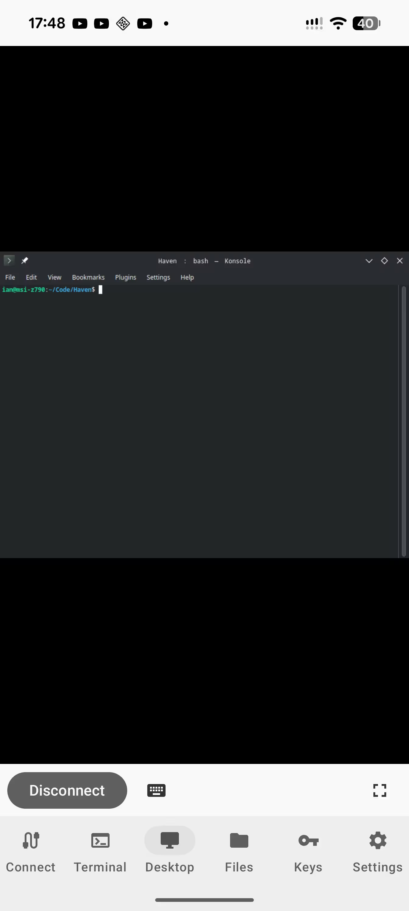 Haven remote desktop