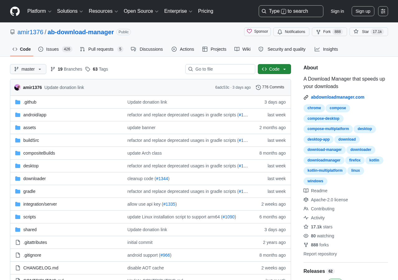 AB Download Manager界面