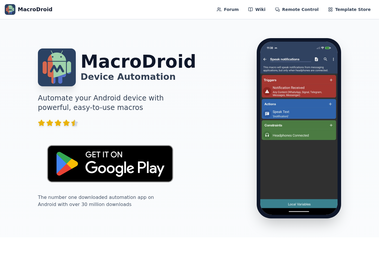 MacroDroid官网