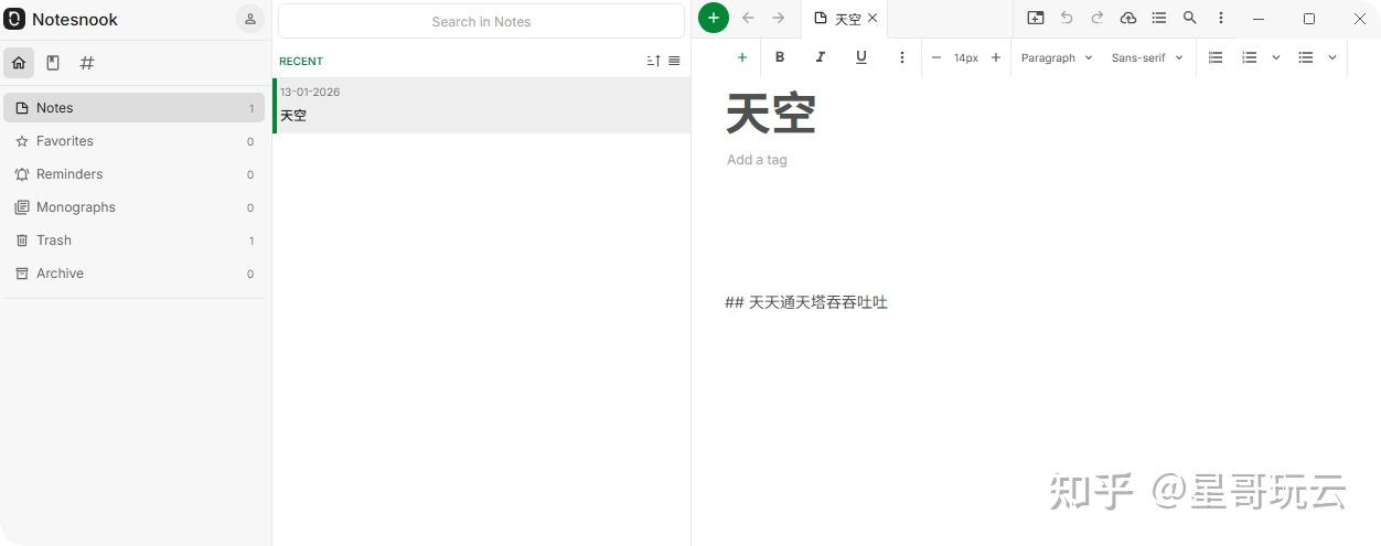 Notesnook编辑器