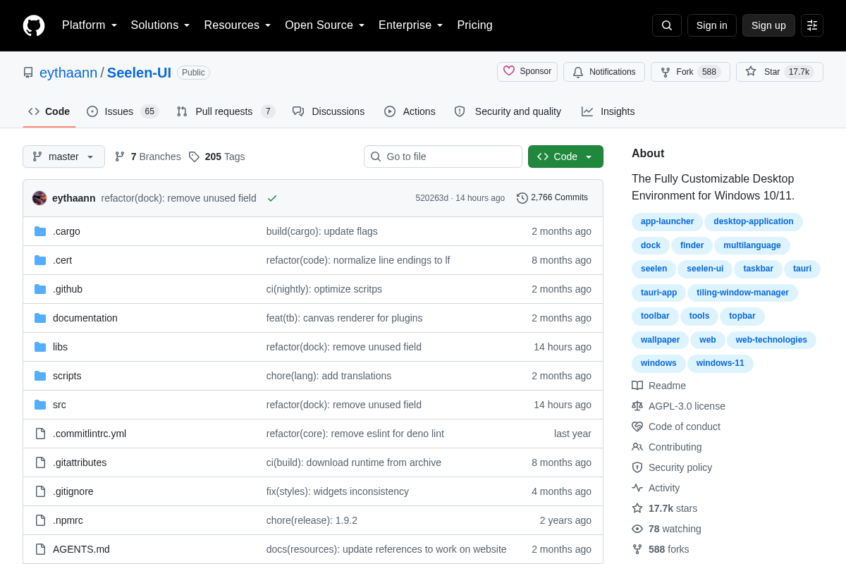 Seelen UI GitHub