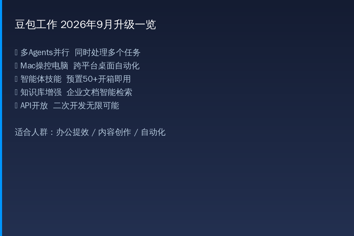 豆包升级卡片