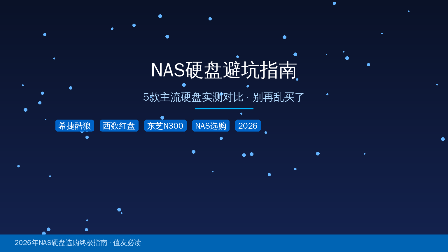 NAS硬盘避坑指南封面