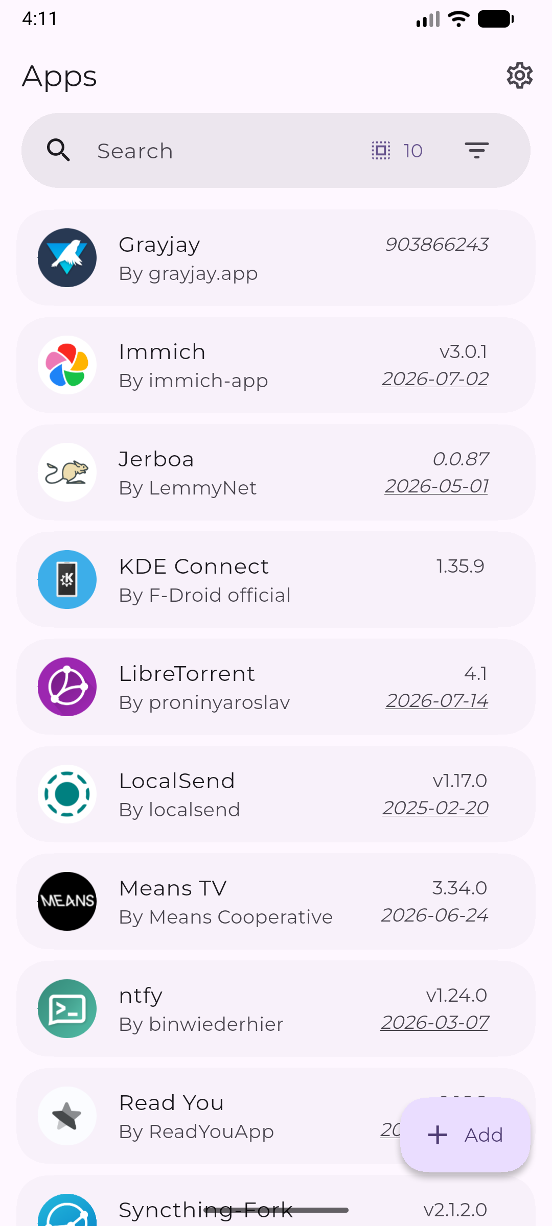 Obtainium界面-添加APP