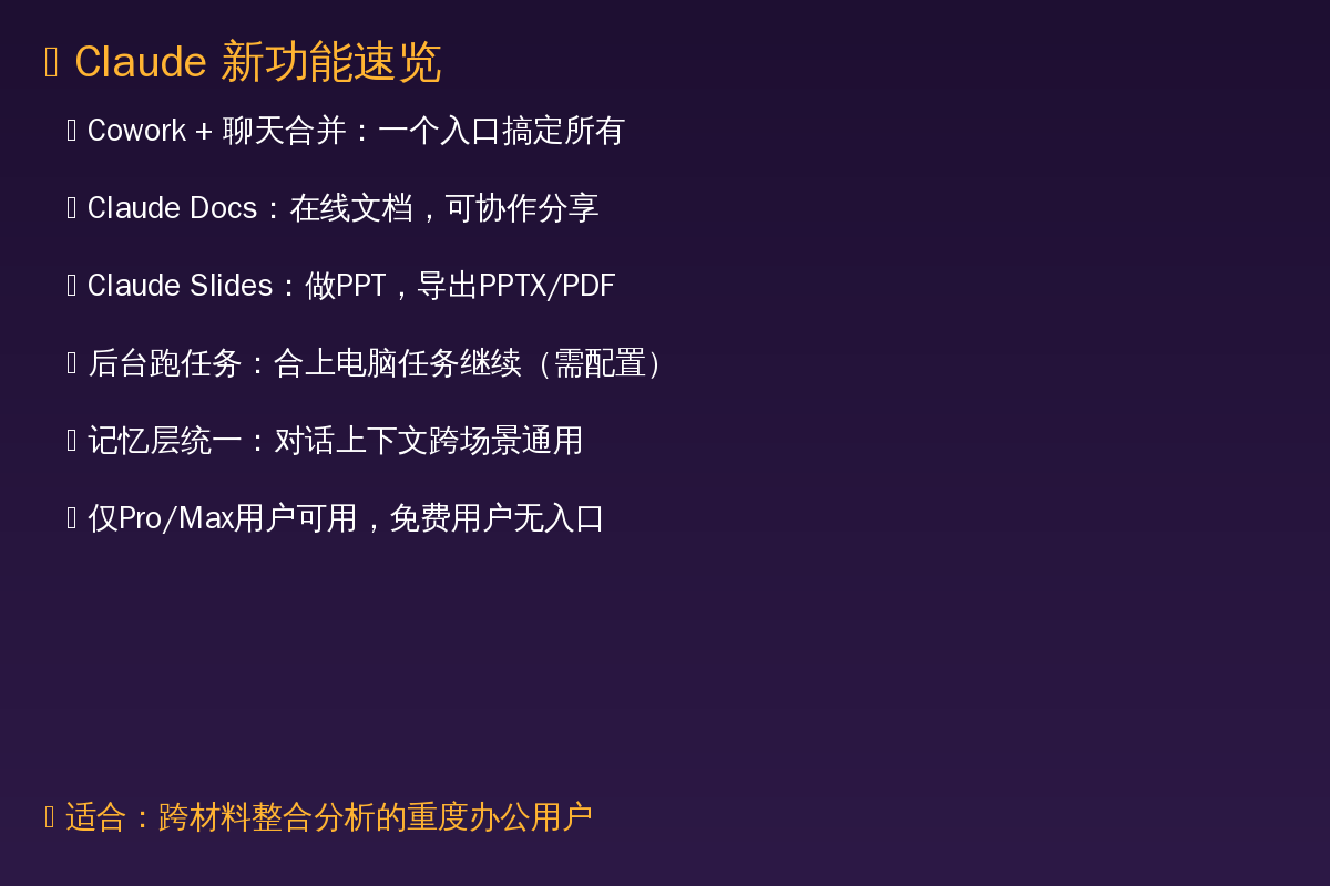 Claude新功能速览
