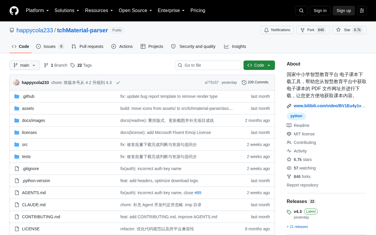 tchMaterial-parser GitHub