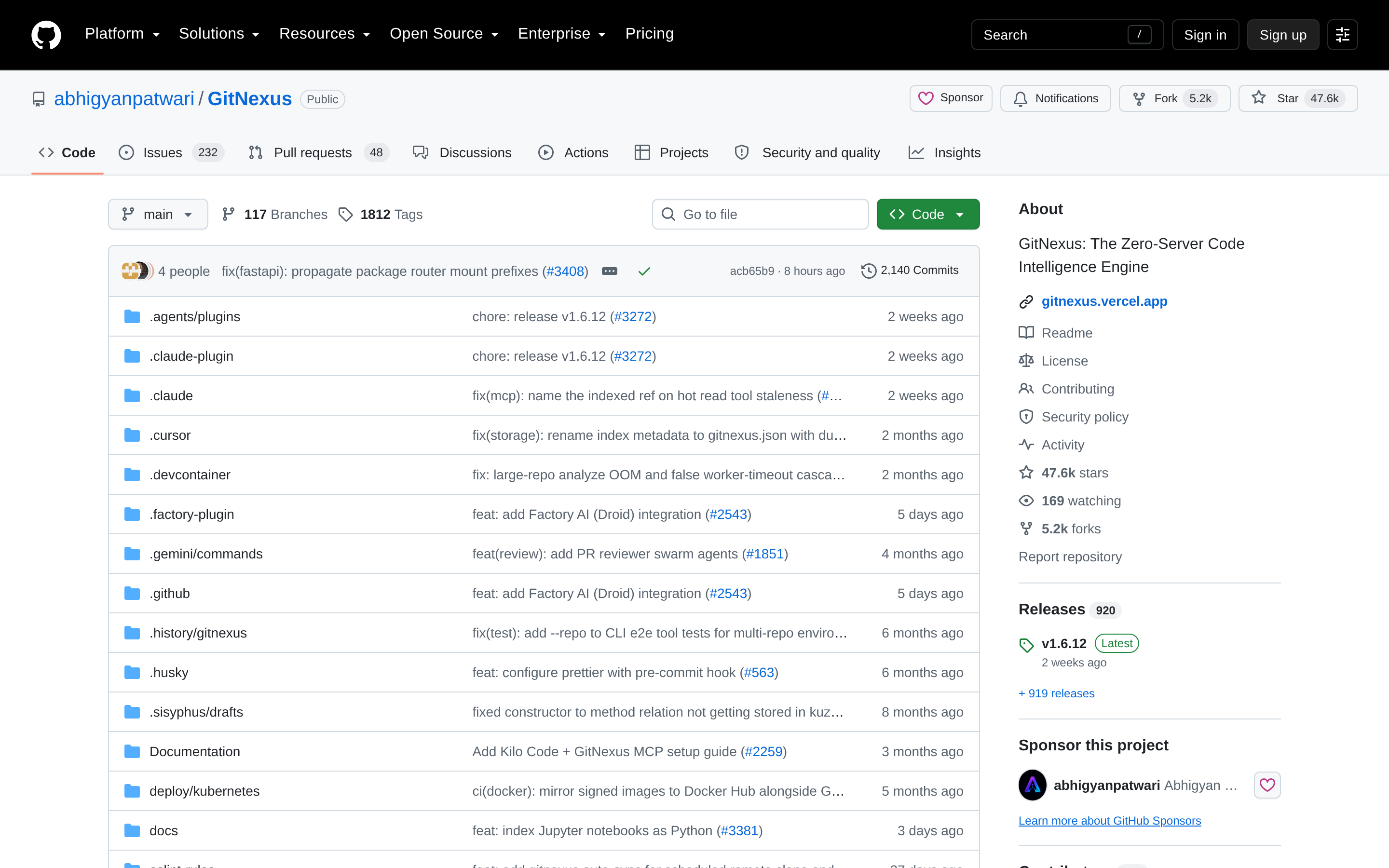 GitNexus GitHub 仓库