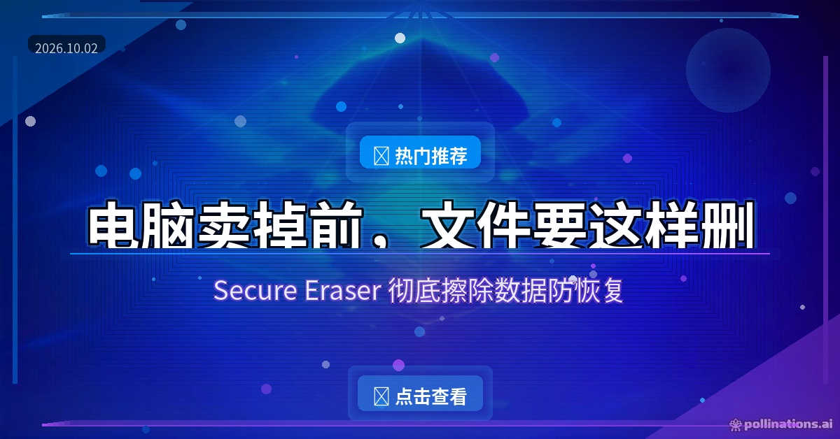 电脑卖掉、硬盘退役前，文件要这样删才真正删干净