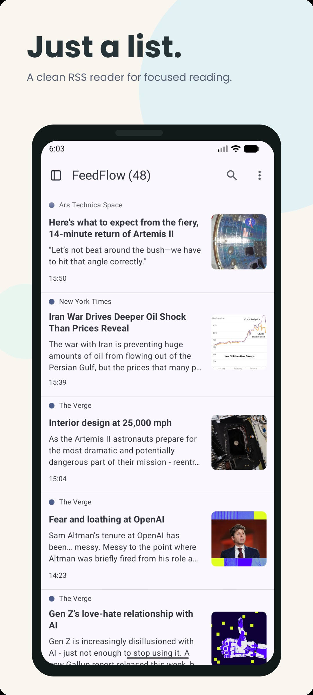 FeedFlow 阅读界面