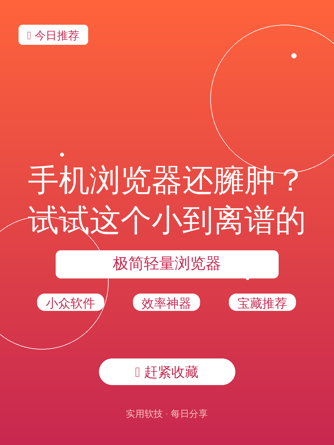 手机浏览器还臃肿?试试这个小到离谱的APP🫢
