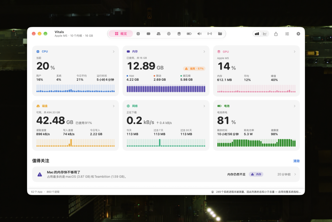 DroidDeck运行界面