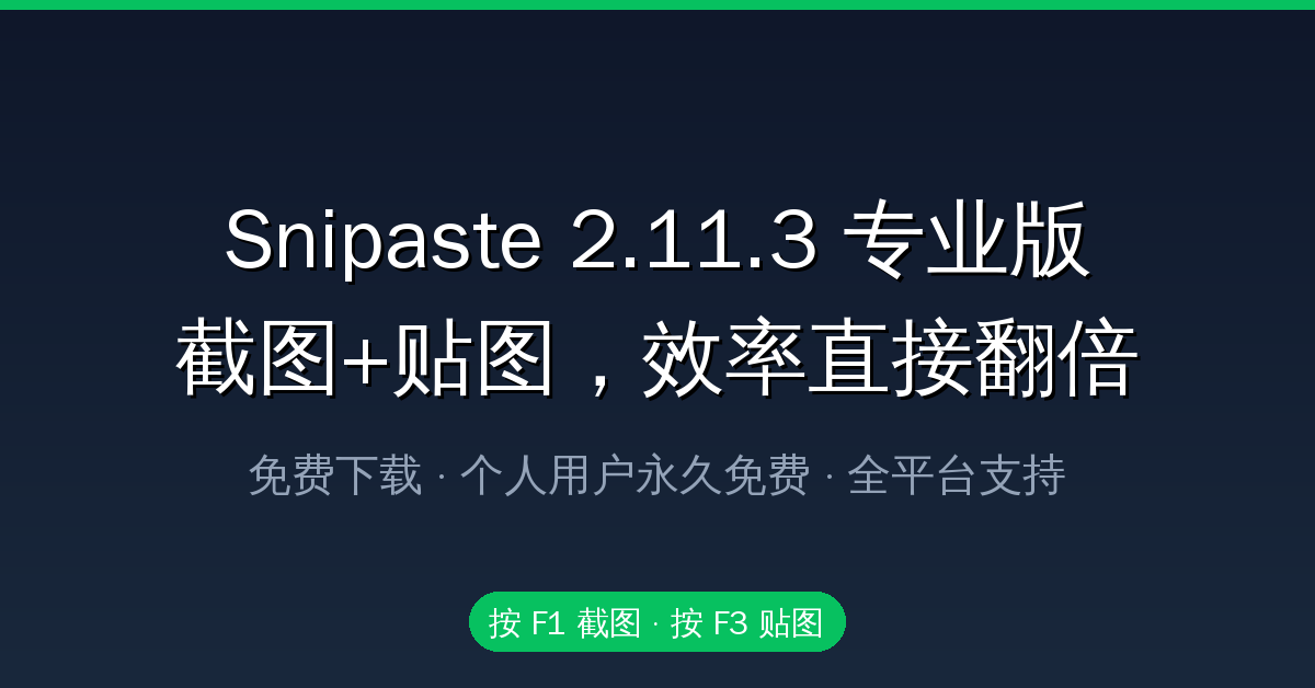 Snipaste 2.11.3 专业版封面