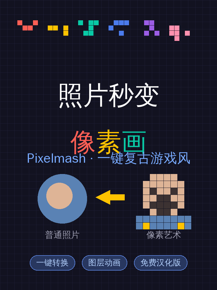 照片还在原样发？这款神器一键秒变像素风头像，复古游戏感直接拉满
