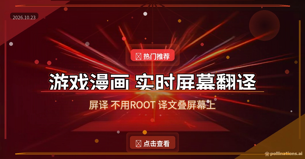 玩生肉游戏看日漫不用等汉化了：屏译，译文直接叠在屏幕上