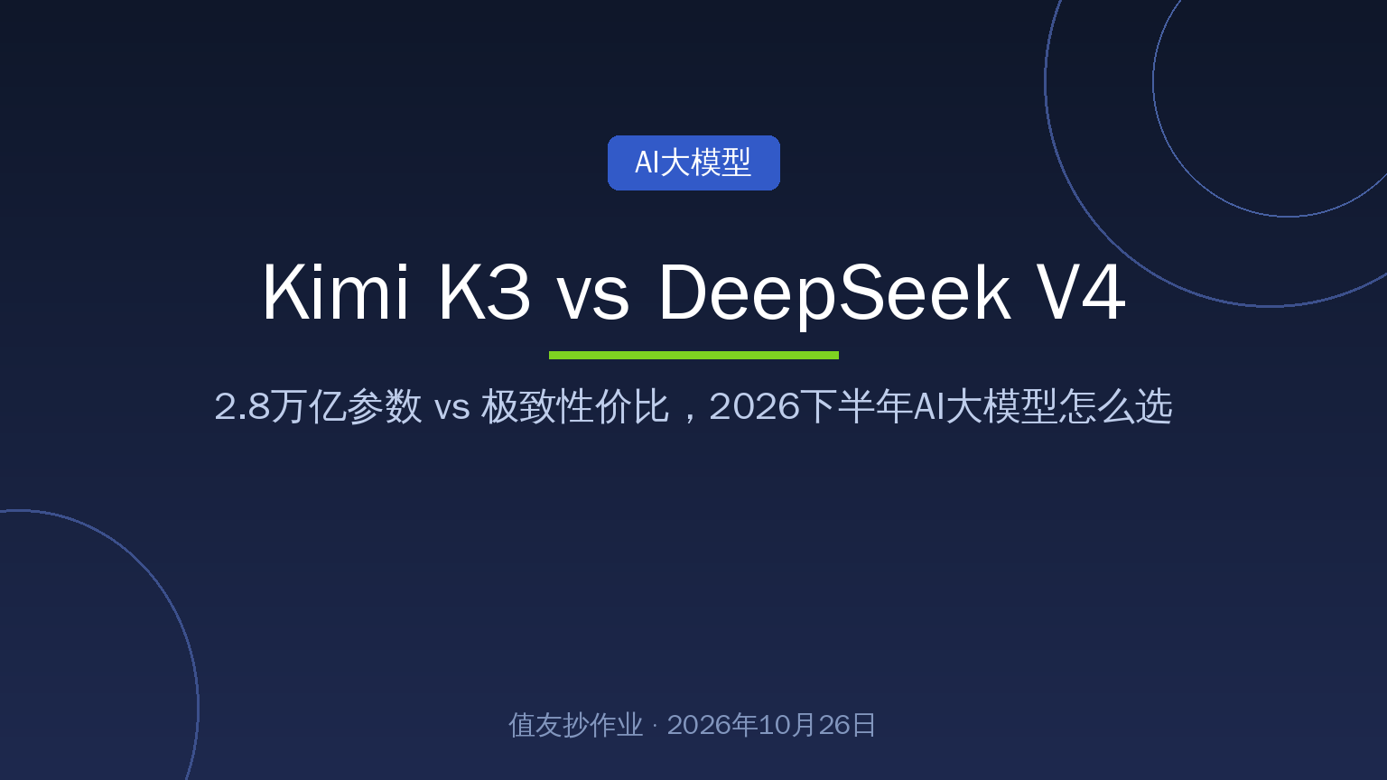Kimi K3 vs DeepSeek V4