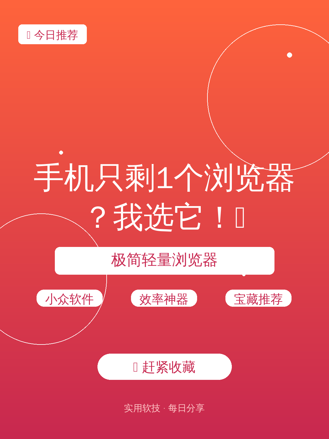 手机只剩1个浏览器?我选它!🔥